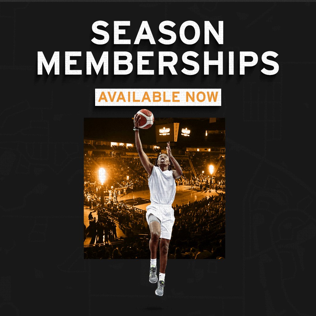 UPSHOT Tampa season memberships, available now: a player rises for a dunk in a packed arena.